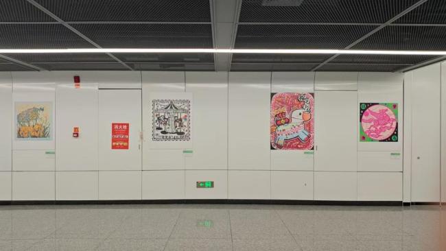 大学生生肖设计走进济南地铁4号线 从课堂到城市