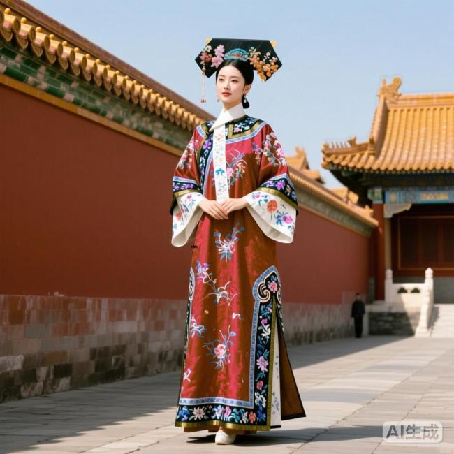 身高两米女生穿明制汉服去故宫引围观 文化自信拉满