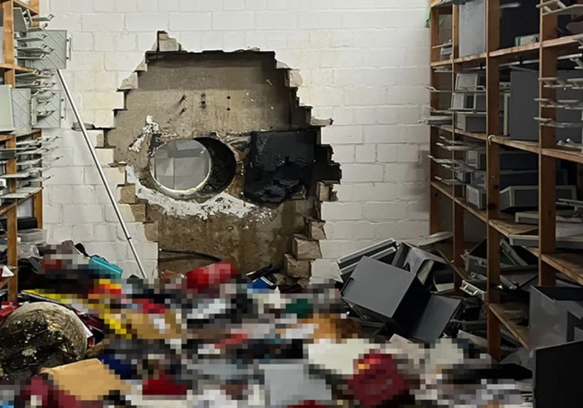 德国西部一银行遭窃 损失达数千万欧元