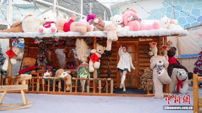 哈尔滨百只企鹅冰雪巡游迎新年 极地主题欢乐多