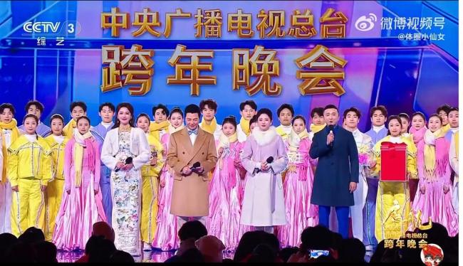 媒体评跨年晚会主持人告别单薄礼服