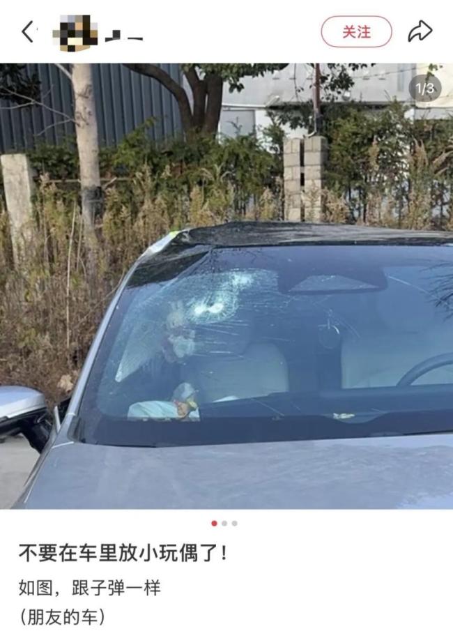 不要在车里放小玩偶了 安全隐患大