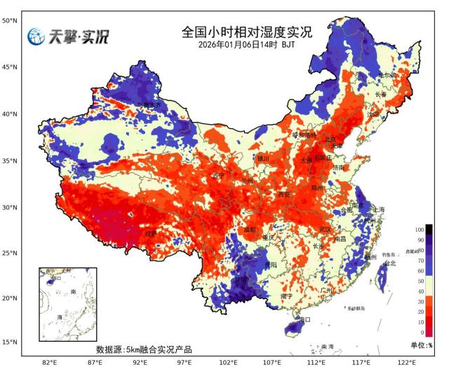 南方人懵了 说好的小寒怎么又干又暖 干燥天气持续至周末