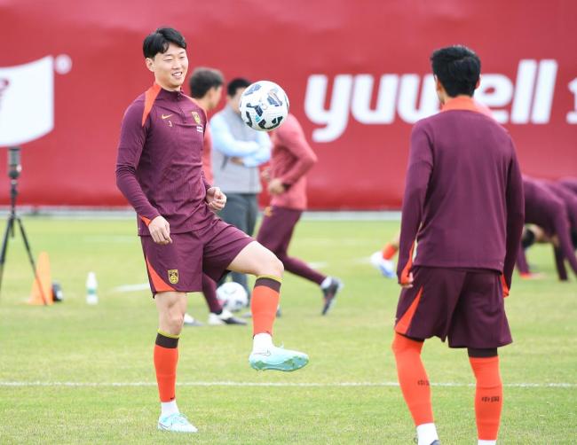 国足在广东集训