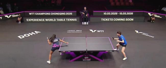 王曼昱气势如虹!连轰2个3-0横扫对手,晋级WTT冠军赛8强 技术边界再定义