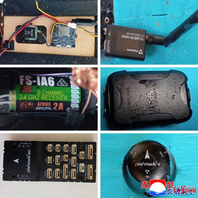 朝鲜称击落韩国无东谈主机并晒残毁 电子战时间击落