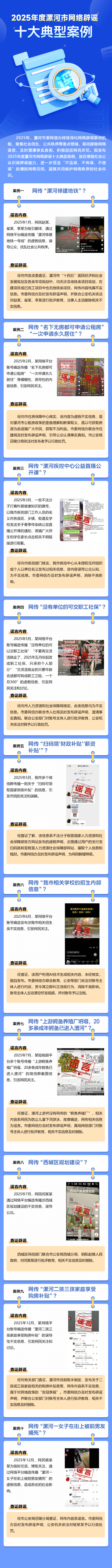 2025年度漯河市網(wǎng)絡(luò)辟謠十大典型案例