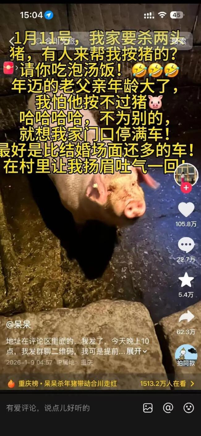 呆呆的刨猪宴：乡愁与流量的双向奔赴 万人“突袭”小山村