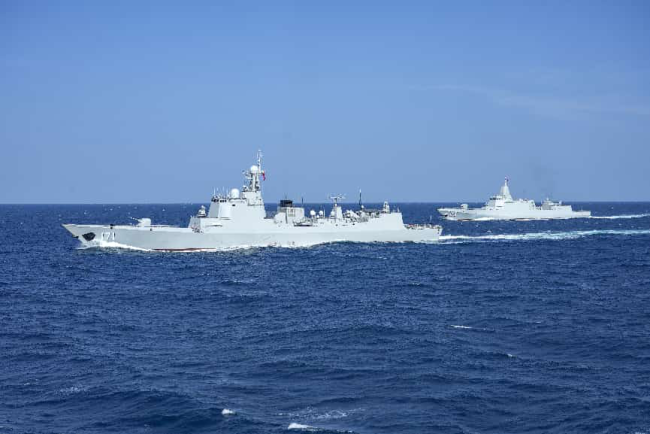 长航时多科目实战化 新年度首次编队出海训练完成