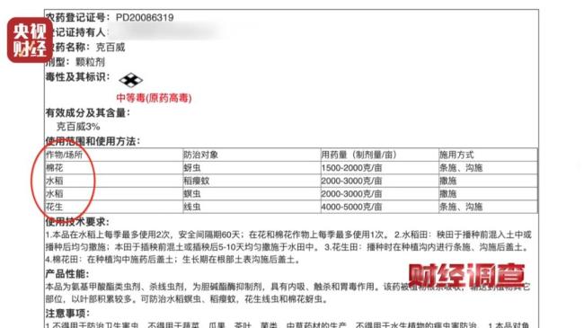 央视揭露菜商使用含毒农药 村民发声 违规销售屡禁不止