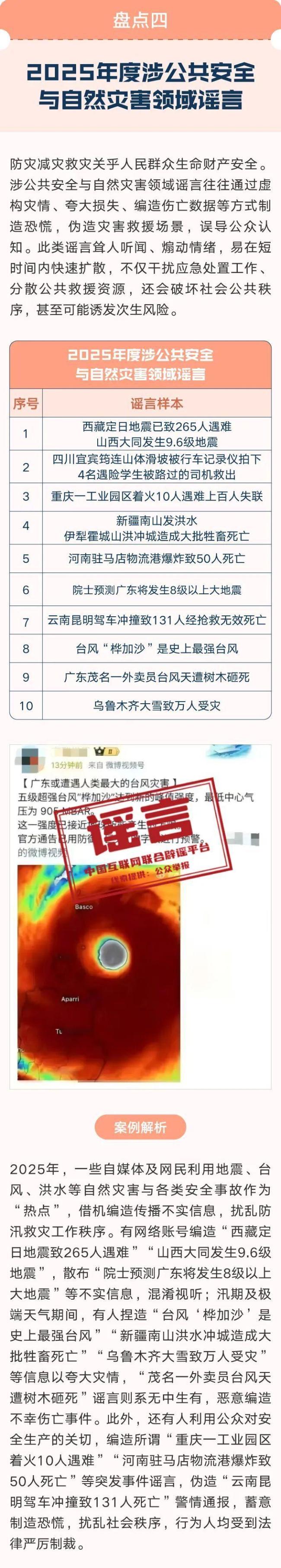 盘点2025年度网络热点谣言 AI助长谣言泛滥