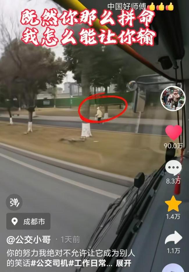 成都公交司机减速等乘客获百万点赞 暖心举动温暖全城