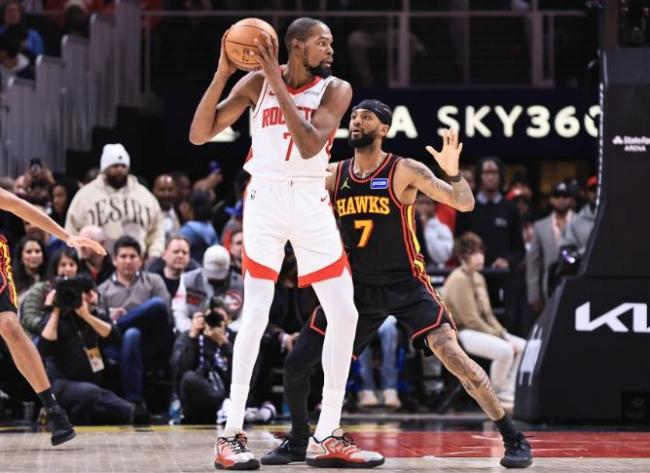 杜兰特31分，火箭大捷老鹰 杜兰特第三节爆发破僵局