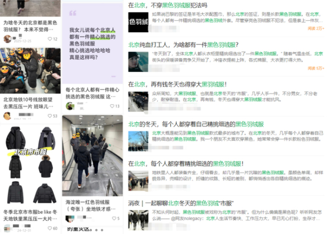 北京玄色羽绒服选好意思大赛 冬日里的先锋逆袭