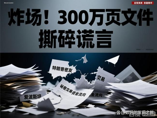 特朗普与爱泼斯坦聚会曝光 权贵网再塌一角