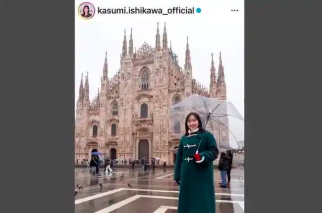 日乒前一姐石川佳纯现身米兰冬奥：与日本花滑选手进行交流