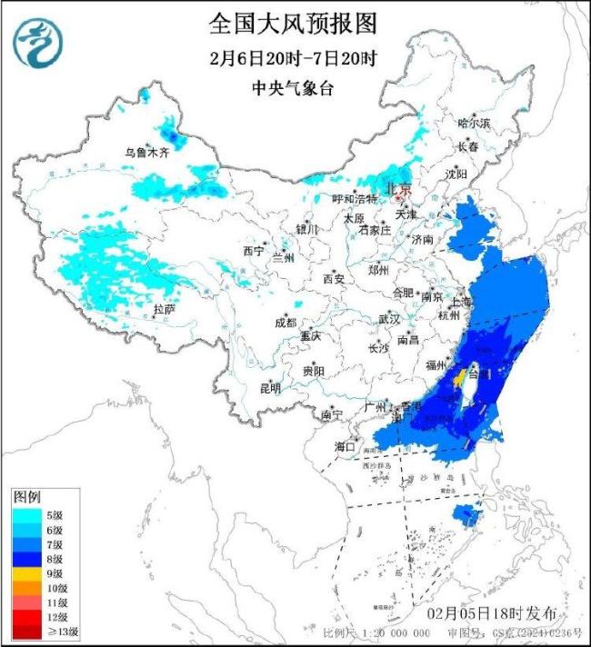 暴雪寒潮大风3个预警齐发 中东部气温骤降