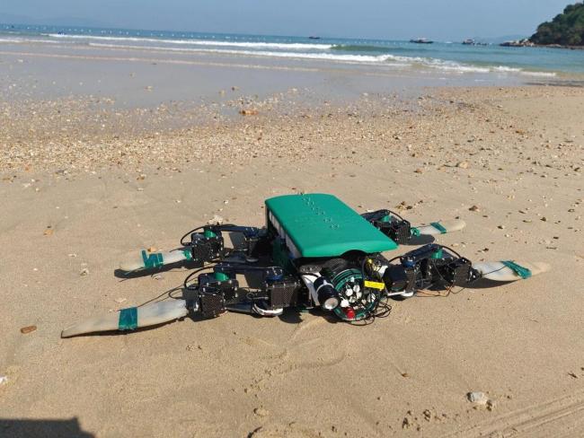 清华大学发布两款海洋仿生机器人