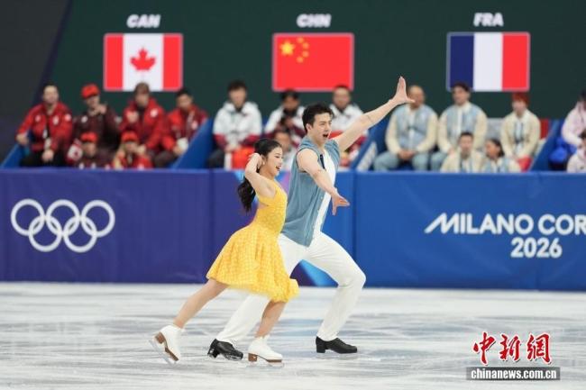 王诗玥/柳鑫宇亮相冬奥会花滑赛场 冰舞首秀得分64.92