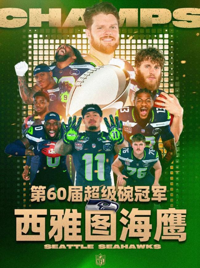 第60届超级碗:海鹰夺冠复仇爱国者