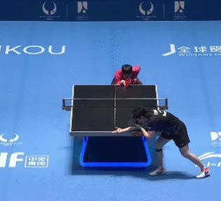 慢镜头看王楚钦“极限救球”!解说直呼:这反应速度太快了 展现卓越技术与心理素质