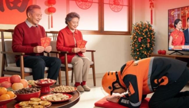 999元代磕头服务引争议 孝心商品化惹议