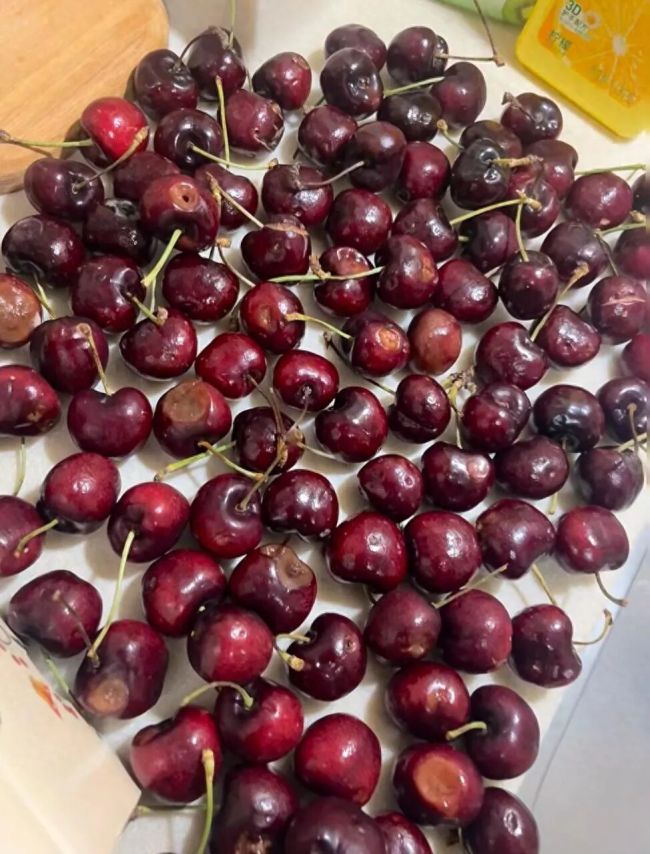 团购12箱车厘子收到陈年僵尸果