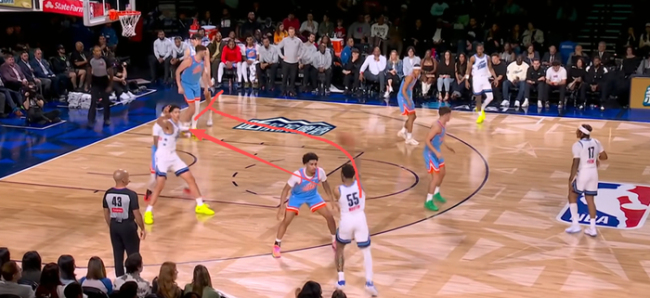 杨瀚森的赛季新高，是对位克林根 展现双塔威力