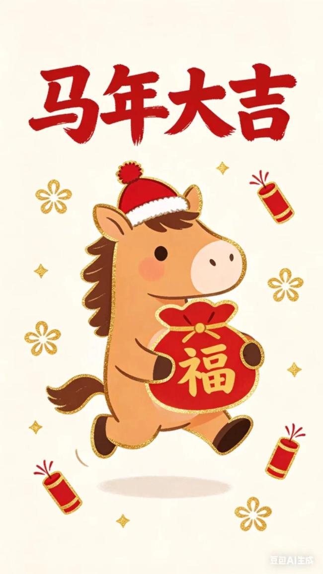 马年祝福 新春快乐万事顺