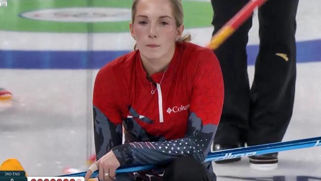 中国冰壶女队5比6美国 惜败影响积分榜排名