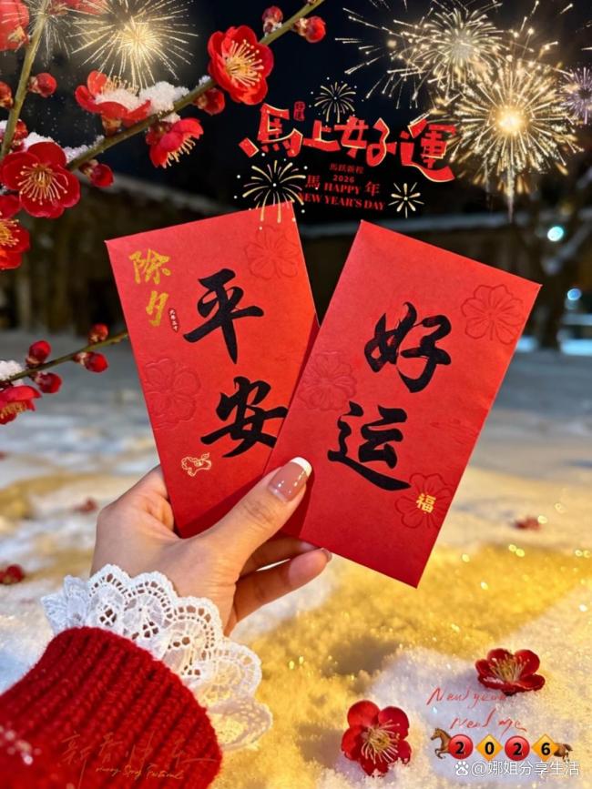 2026除夜一又友圈案牍 愿新年文静如烟花