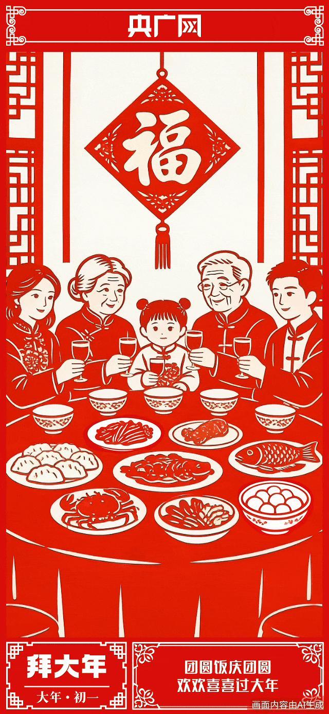 大年初一的仪式感从拜年开始 新春喜乐福满盈