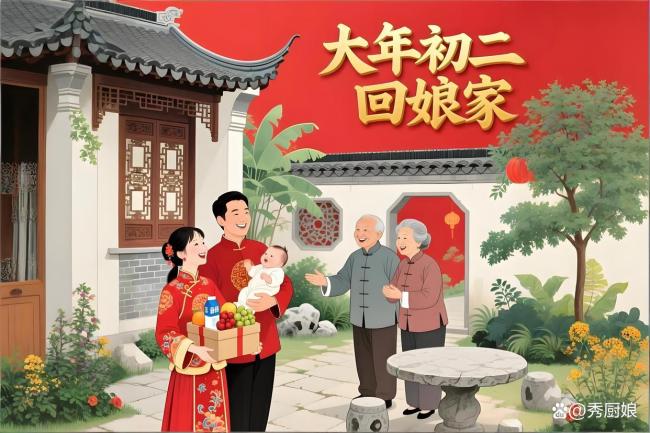 大年头二半子回丈母娘家啥景况