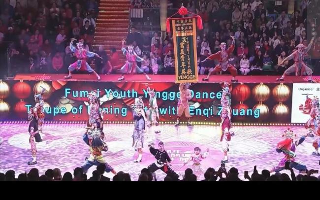 6岁英歌小女孩香港“闹”春 非遗小使臣传播中中文化