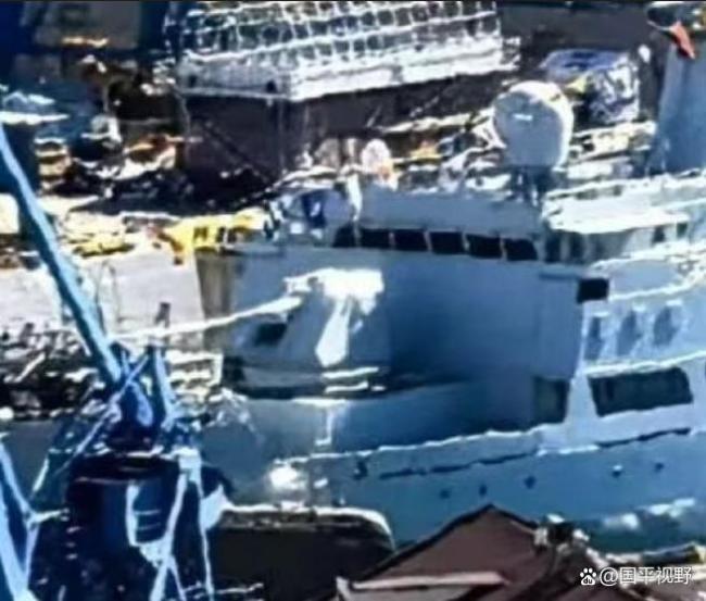大V曝國產(chǎn)155毫米艦炮開始上艦測試 未來戰(zhàn)艦火力升級