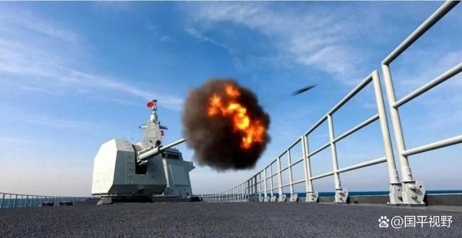 大V曝國產(chǎn)155毫米艦炮開始上艦測試 未來戰(zhàn)艦火力升級
