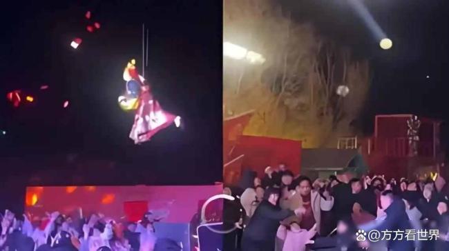 景区“财神”撒真钱合适吗