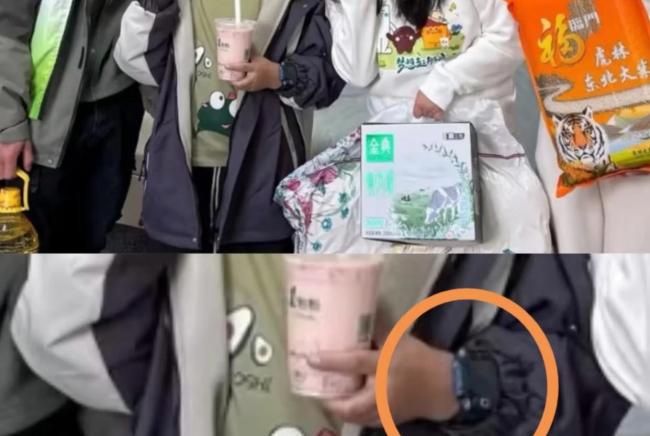 一点点资助男孩被曝戴千元手表 公益宣传引发争议