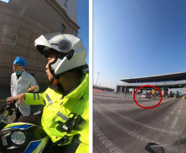 铁骑交警为危重病人开道护送 忠诚与速度抢通“生命线”