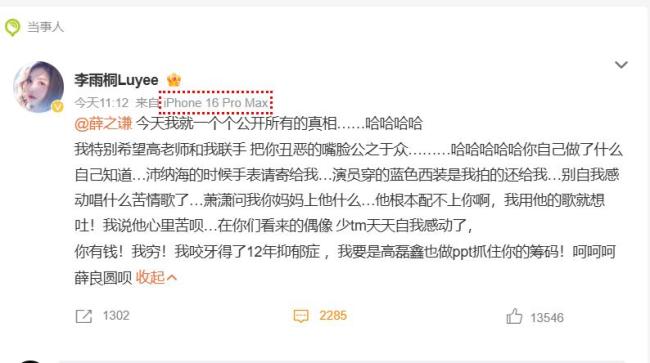 李雨桐想与高磊鑫联手