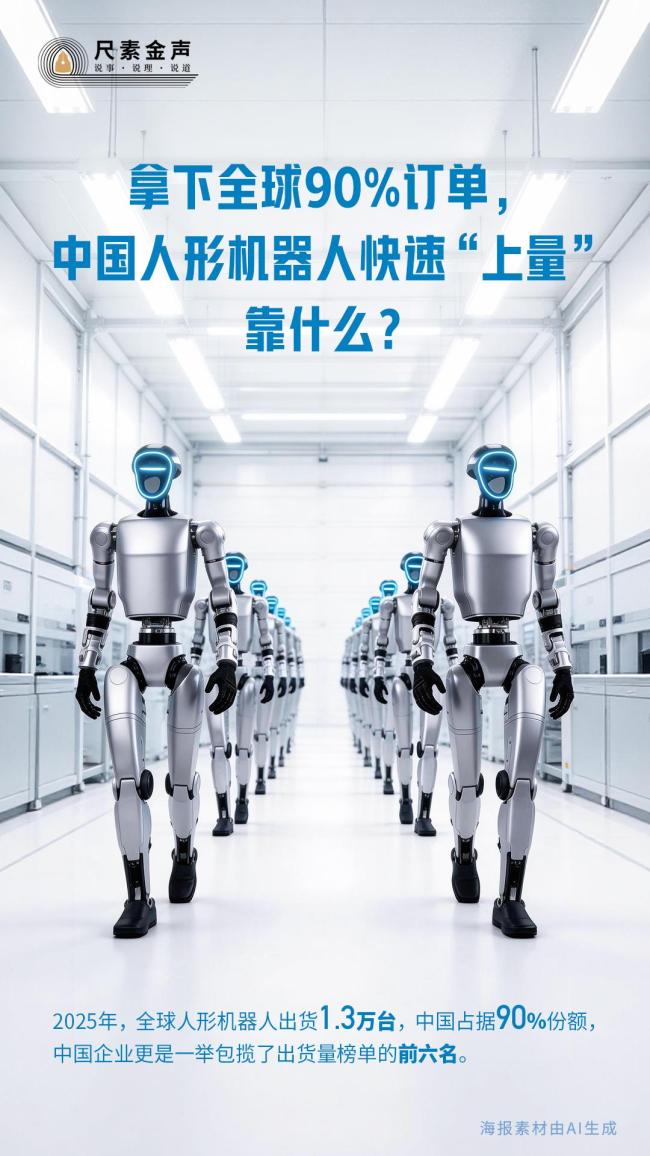 中国人形机器人快速“上量”靠什么 供应链与市场双驱动