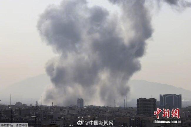 德黑兰遭轰炸核心区画面 以色列先发制人打击