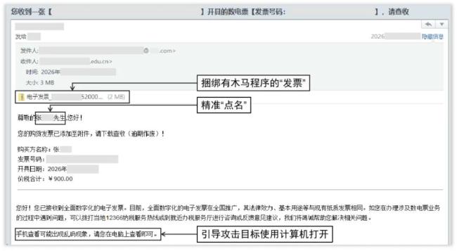 邮箱里的发票也可能泄密和监控