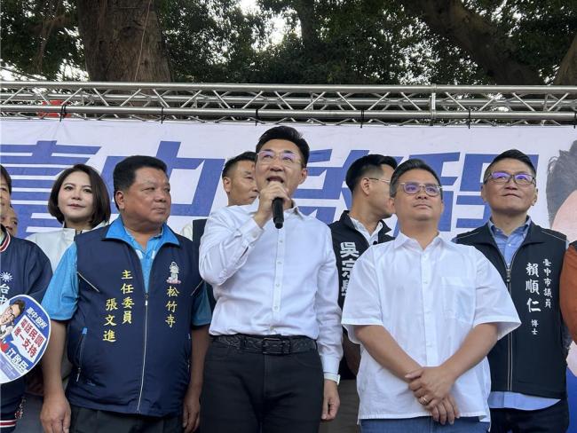 江启臣挺进卢秀燕本命区造势 团结再出发