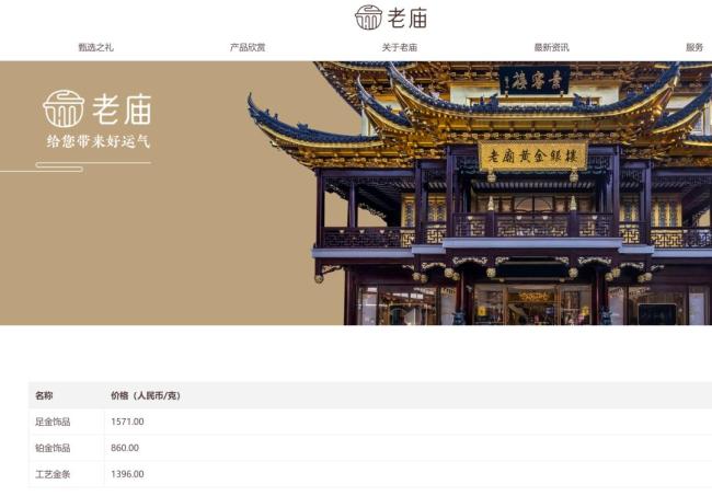 金饰价格一夜跌12元 黄金市场震荡调整