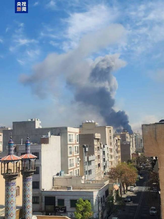 记者伊朗手记丨当爆炸点与报道点相距500米 战火下的真实记录