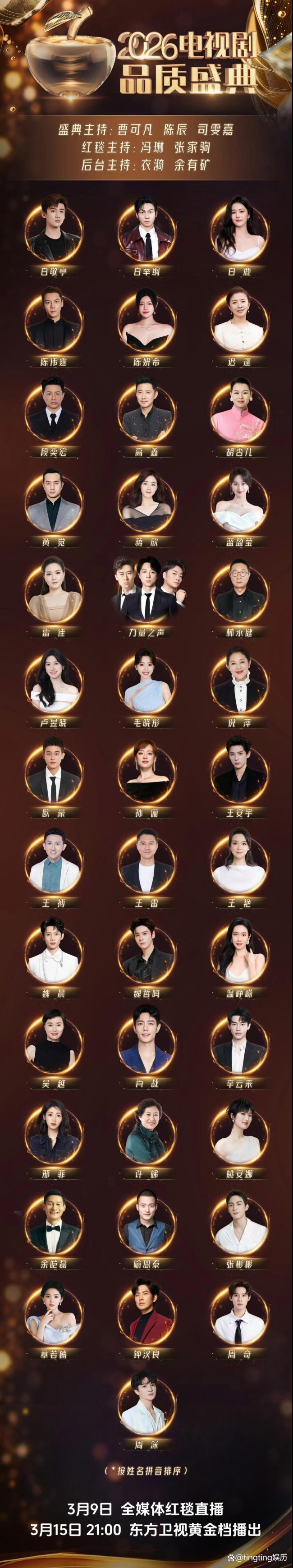 2026微短剧品质盛典红毯 星光熠熠齐聚上海