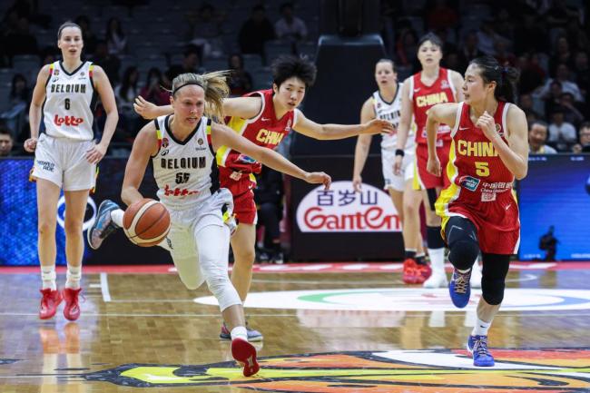 世预赛中国女篮不敌比利时