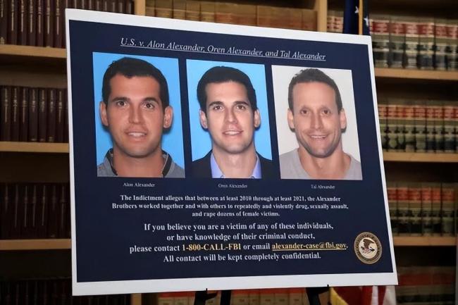 3名美国富豪强奸性侵60名女性