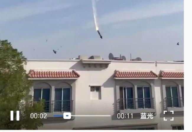 中国女教师在迪拜亲历战火：目睹美国领事馆附近区域起火